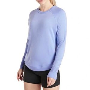 Athleta Mindset Sweatshirt Size Medium Periwinkle